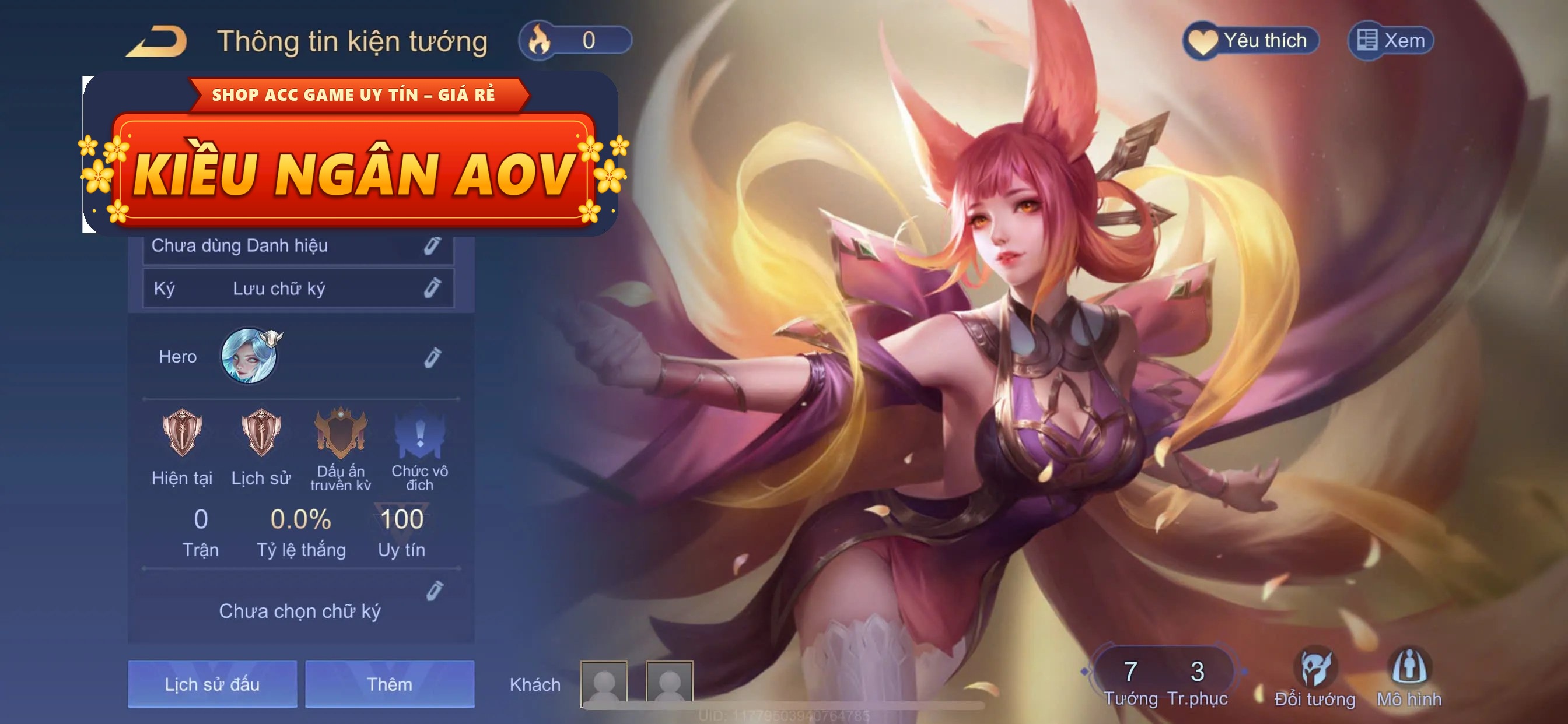 Liliana tân nguyệt mị ly (tuyệt sắc)