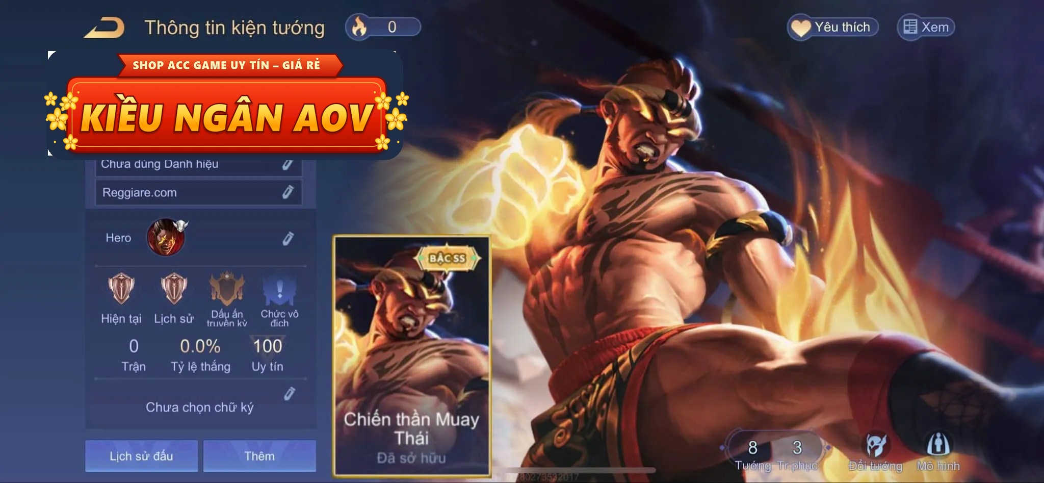 raz chiến thần muay thái
