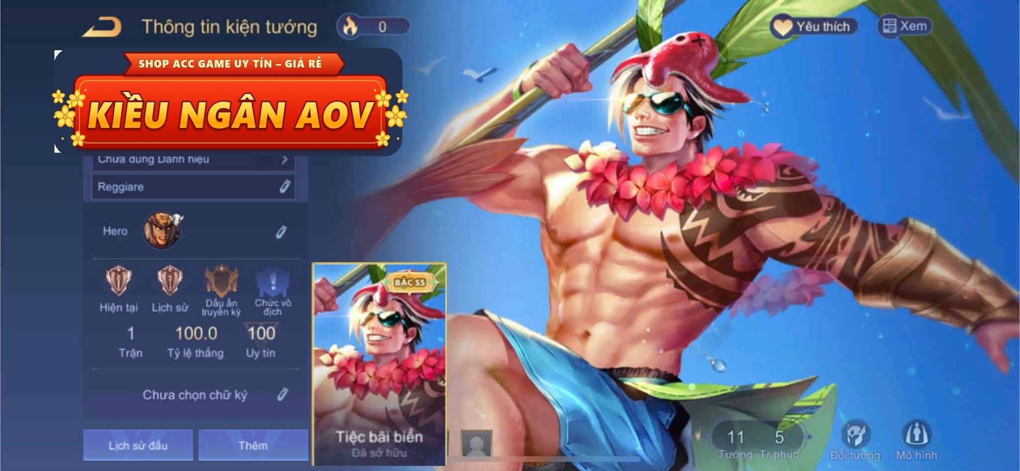 lữ bố tiệc bãi biển