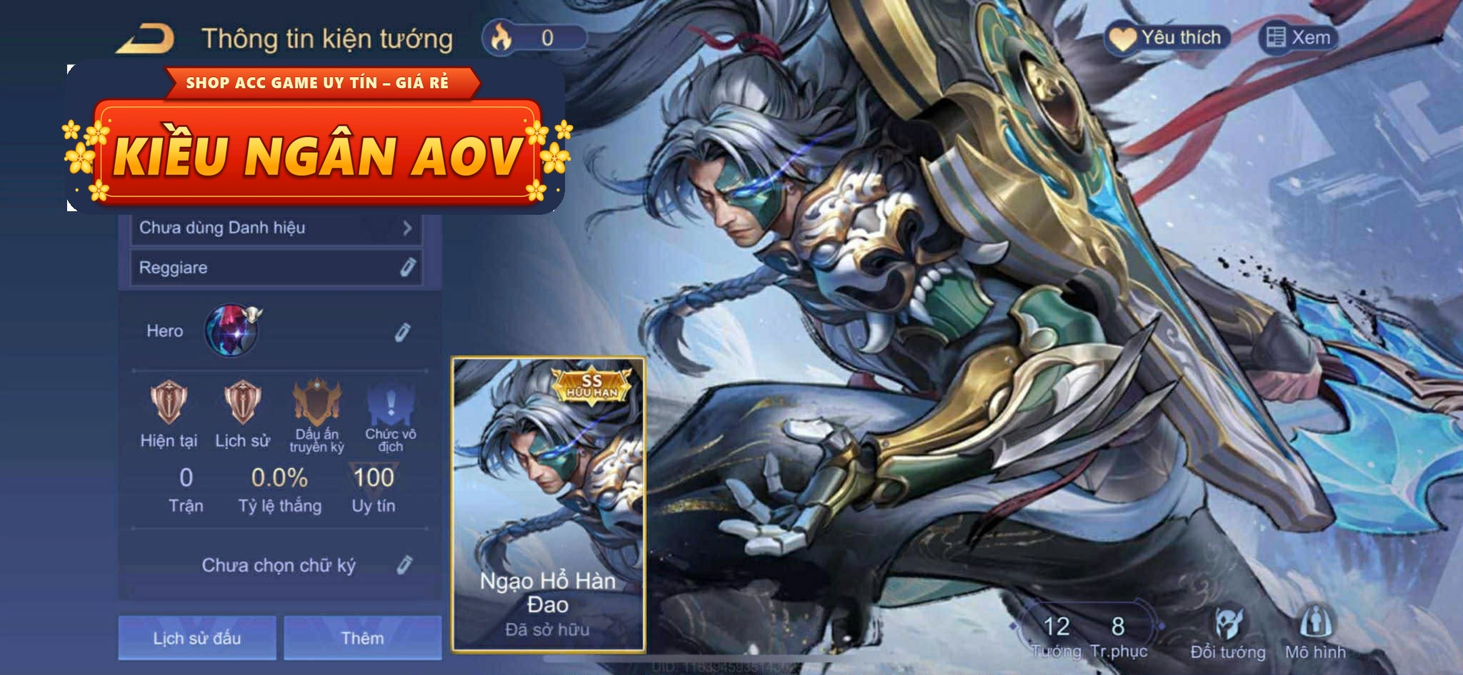 arduin ngạo hổ hàn đao