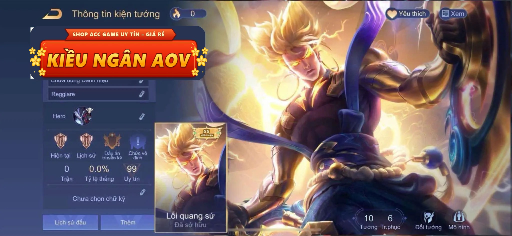 NAKROTH LÔI QUANG SỨ