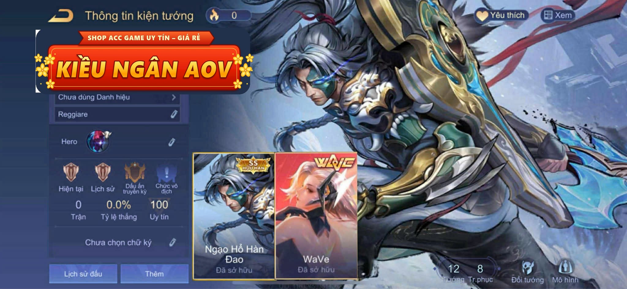 arduin ngạo hổ hàn đao,yena wave