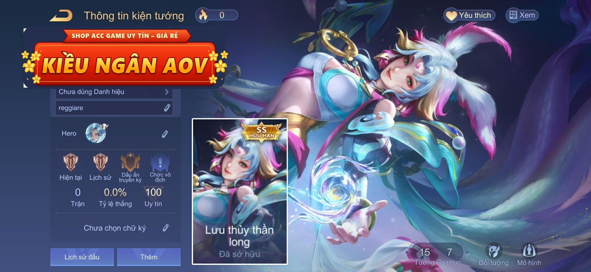 liliana Lưu thủy thần long