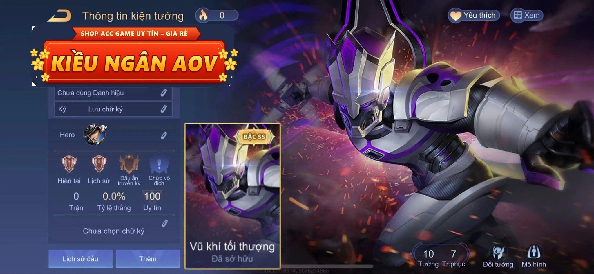valhein vũ khí tối thượng