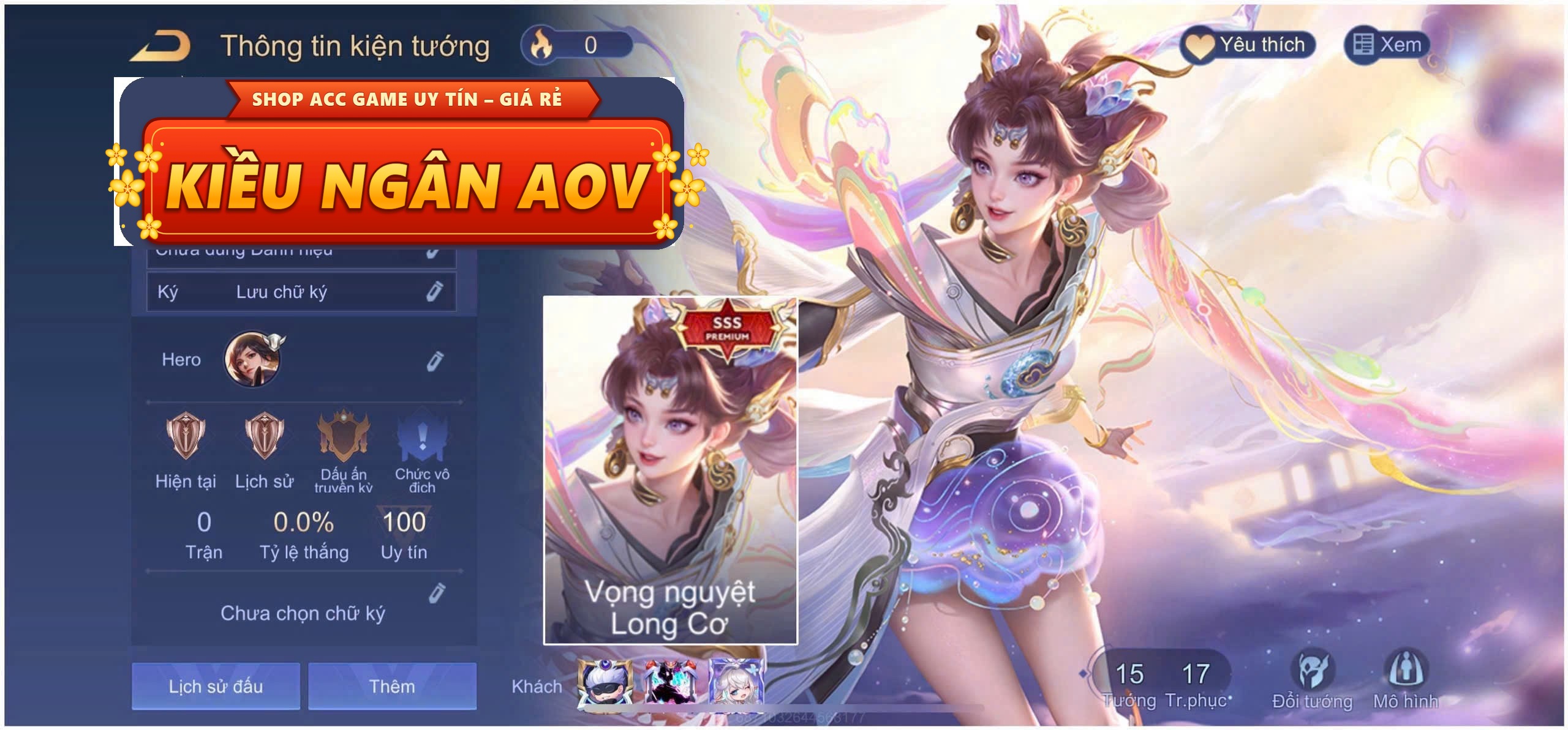 Violet vọng nguyệt long cơ