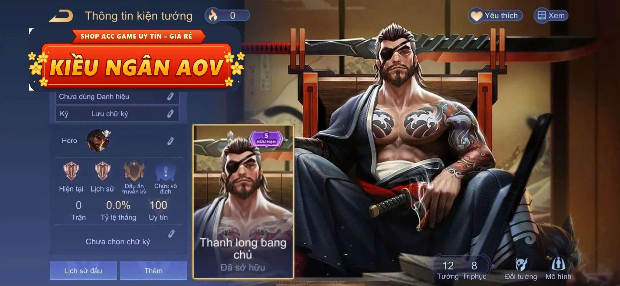 ryoma thanh long bang chủ