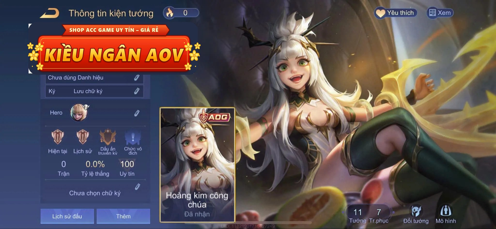 Aoi hoàng kim công chúa