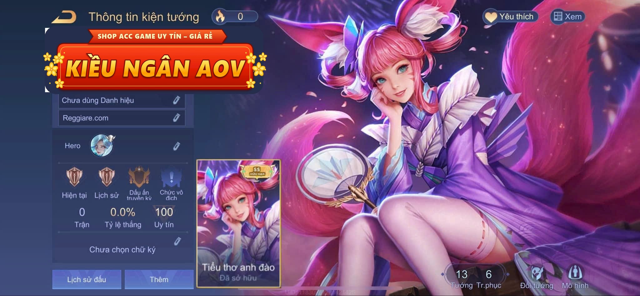 Liliana tiểu thơ anh đào