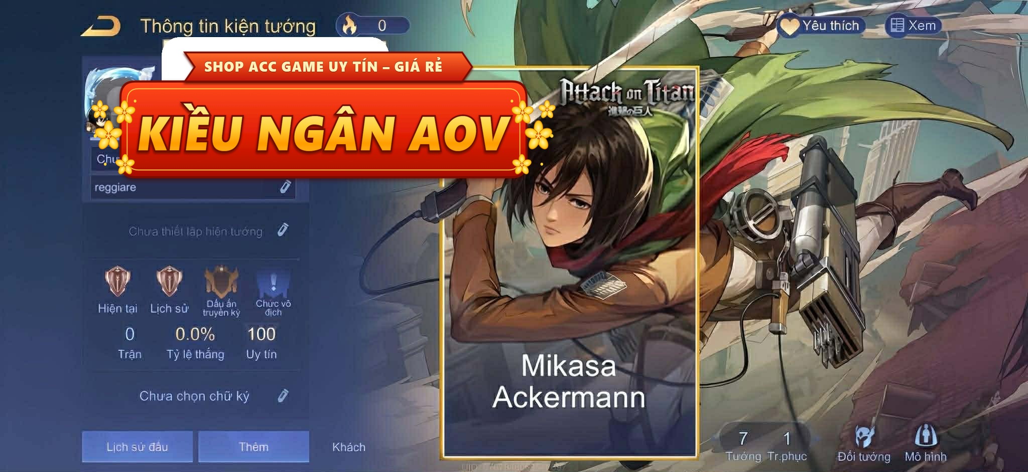 Aoi Mikasa Ackermann