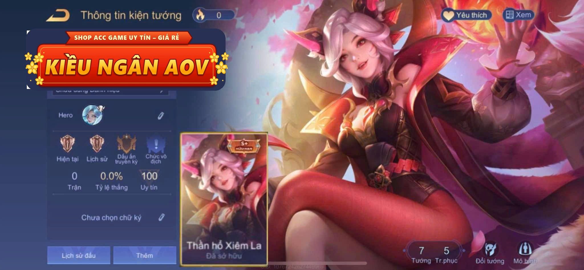 liliana thần hổ xiêm la